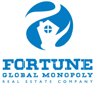 logo of the real estates websites called glaobal fortune